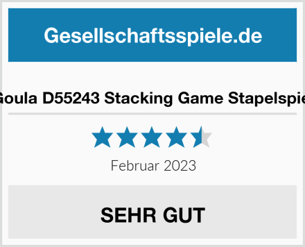  Goula D55243 Stacking Game Stapelspiel Test