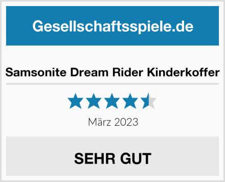  Samsonite Dream Rider Kinderkoffer Test
