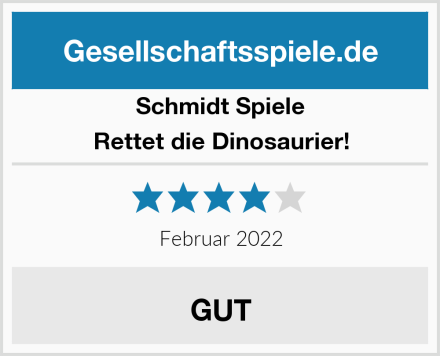 Schmidt Spiele Rettet die Dinosaurier! Test