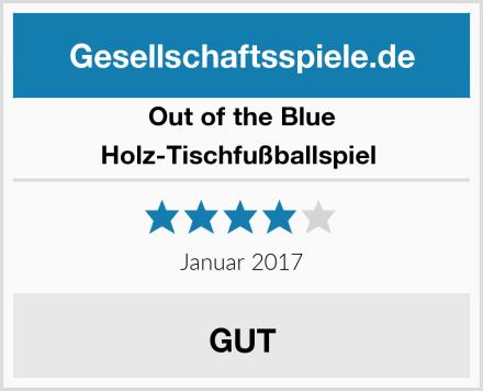 Out of the Blue Holz-Tischfußballspiel  Test