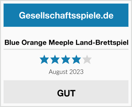  Blue Orange Meeple Land-Brettspiel Test
