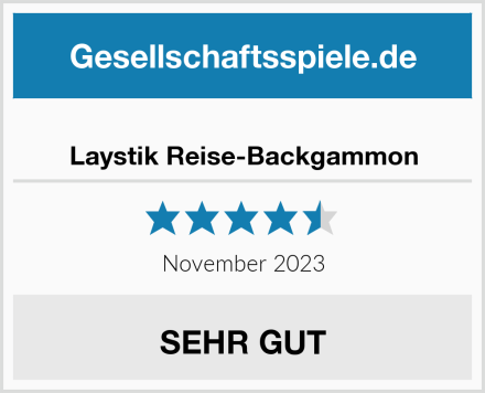  Laystik Reise-Backgammon Test