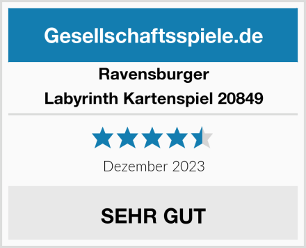 Ravensburger Labyrinth Kartenspiel 20849 Test
