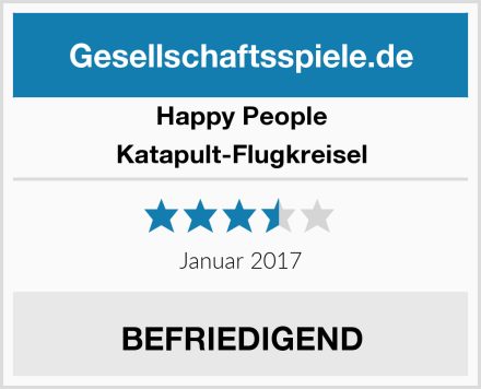 Happy People Katapult-Flugkreisel Test