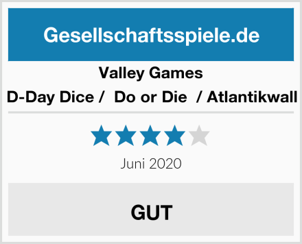 Valley Games D-Day Dice /  Do or Die  / Atlantikwall Test