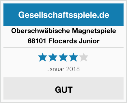 Oberschwäbische Magnetspiele 68101 Flocards Junior Test
