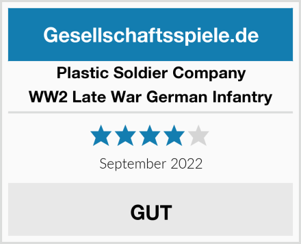 Plastic Soldier Company WW2 Late War German Infantry Test