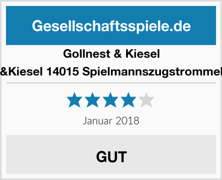 Gollnest & Kiesel &Kiesel 14015 Spielmannszugstrommel Test