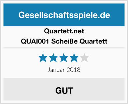 Quartett.net QUAI001 Scheiße Quartett Test