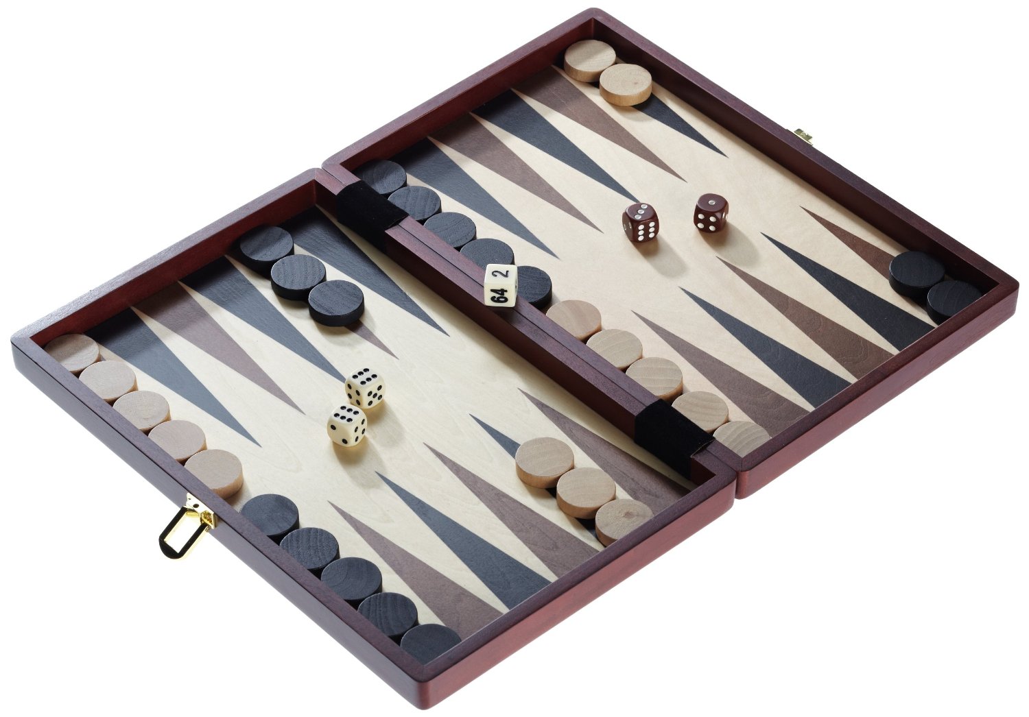 Tavla Brettspiel Backgammon Koffer Backgammon Set Bagamon Spiel hochwertig 