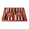  Manopoulos 'Wenge' Backgammon Set
