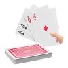 Relaxdays 10023627 Jumbo Pokerkarten