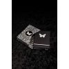  Butterfly Spielkarten in schwarzer/weißer Edition