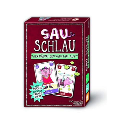  puls entertainment 88888 SauSchlau-Das saulustige Kartenspiel