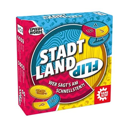  Game Factory Stadt Land Flip Wortspiel