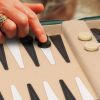  Yellow Mountain Mini-Backgammon Spiel